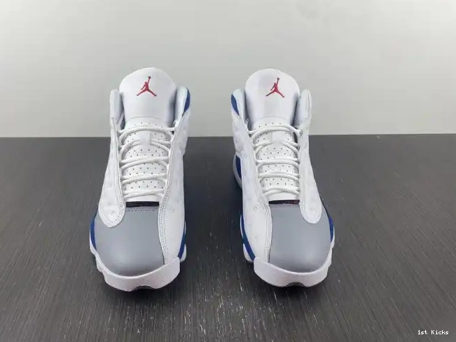 1st Kicks Shoes French 414571-164 Jordan 13 Blue Air 0614